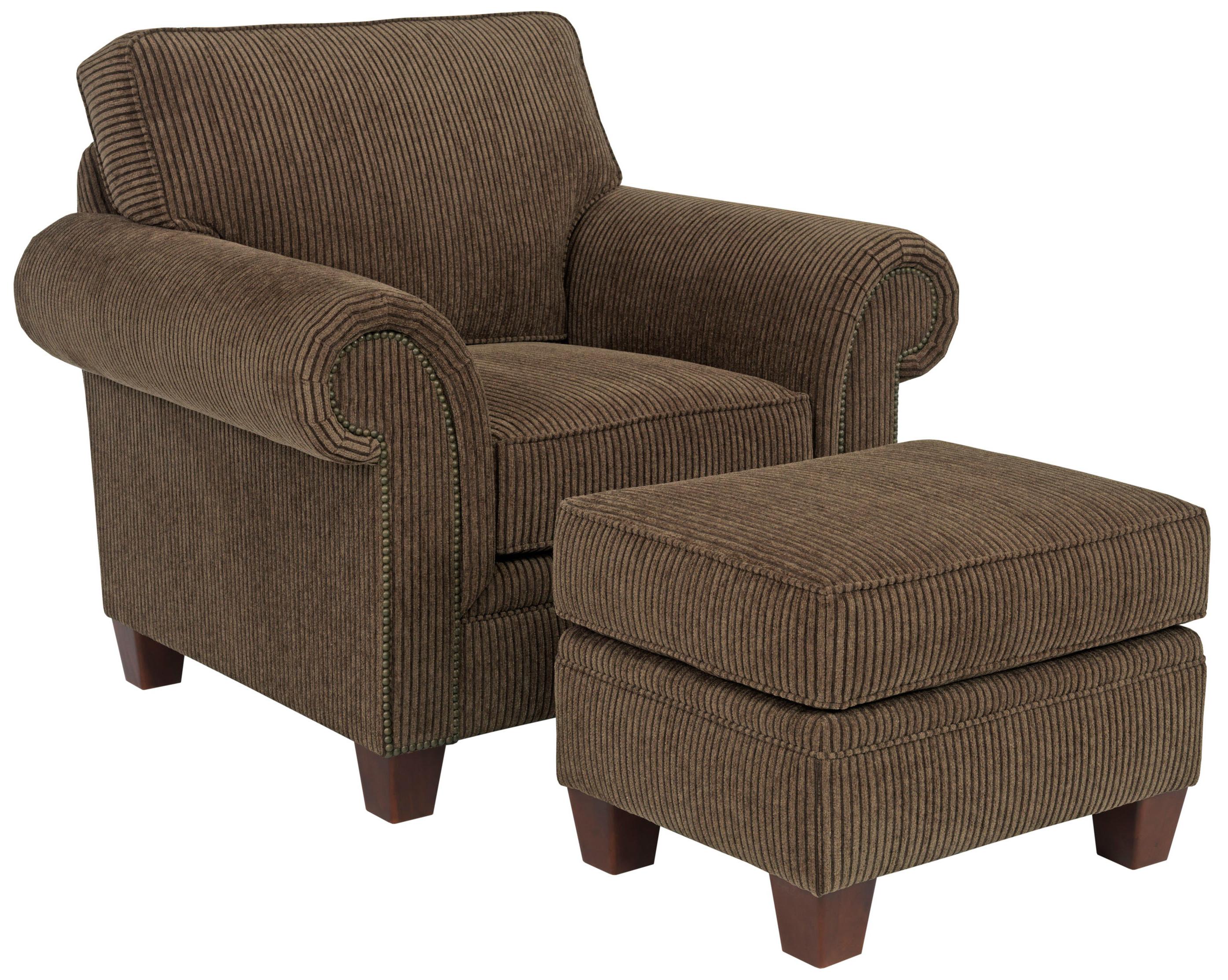 Broyhill Furniture Travis Transitional Upholstered Arm Chair with